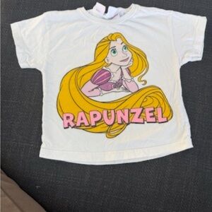 Zara Rapunzel Kids White T-Shirt